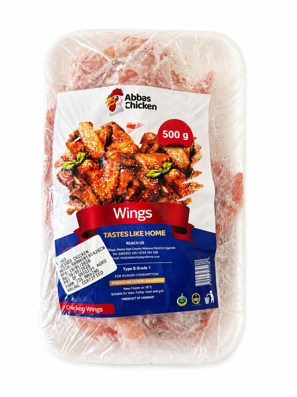 Fresh chicken thighs